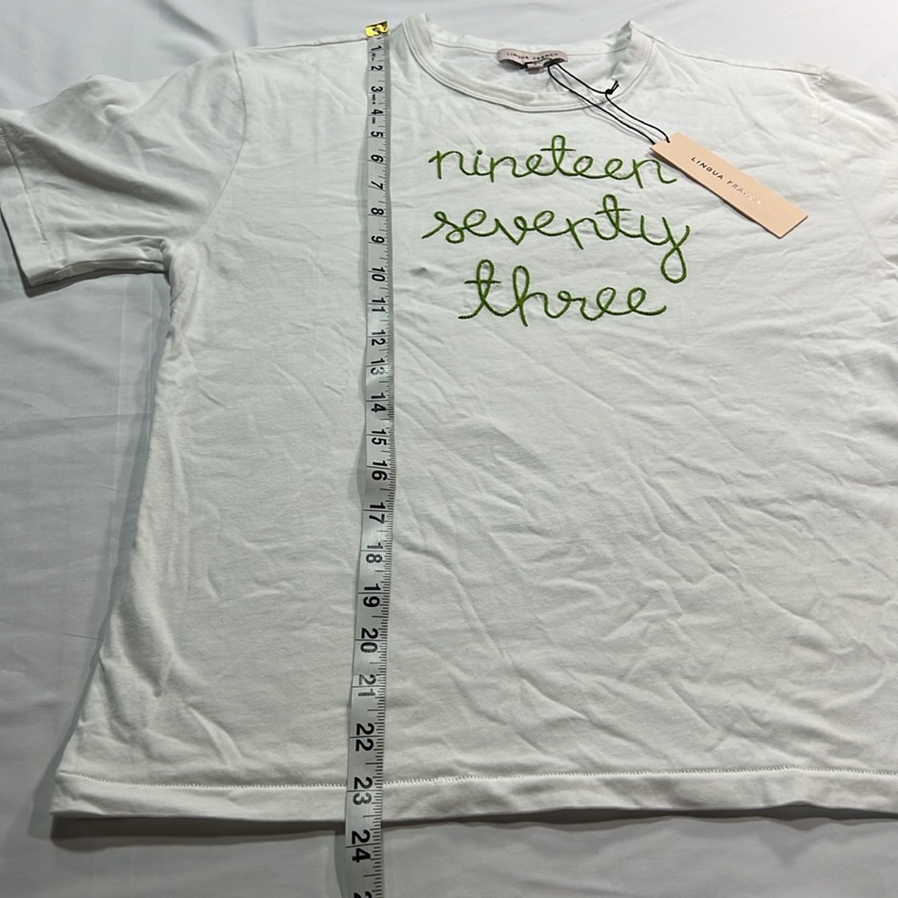 Lingua Franca tee size small NWT - Picture 5 of 7